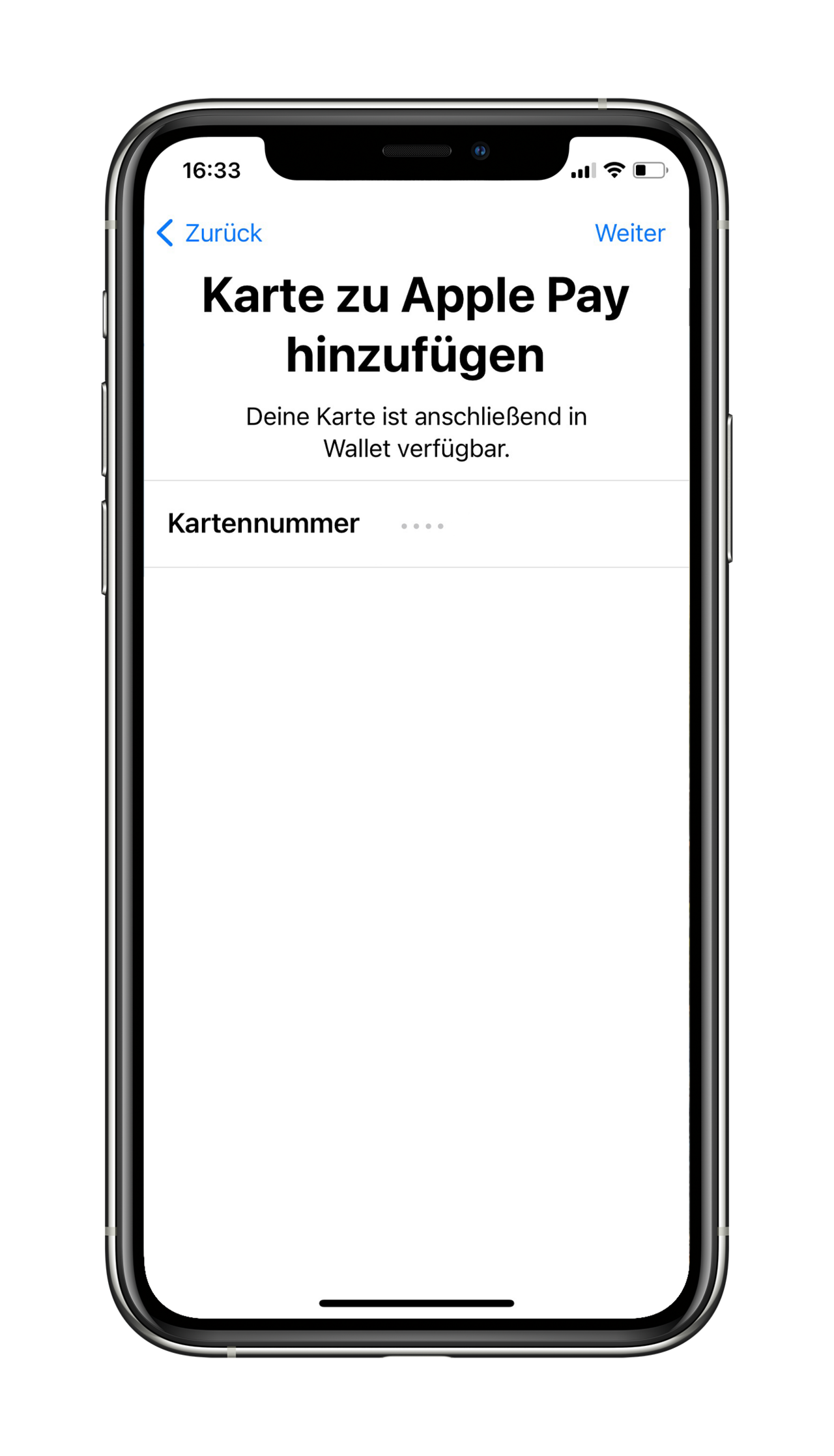 HYPO NOE Pay App Apple Wallet