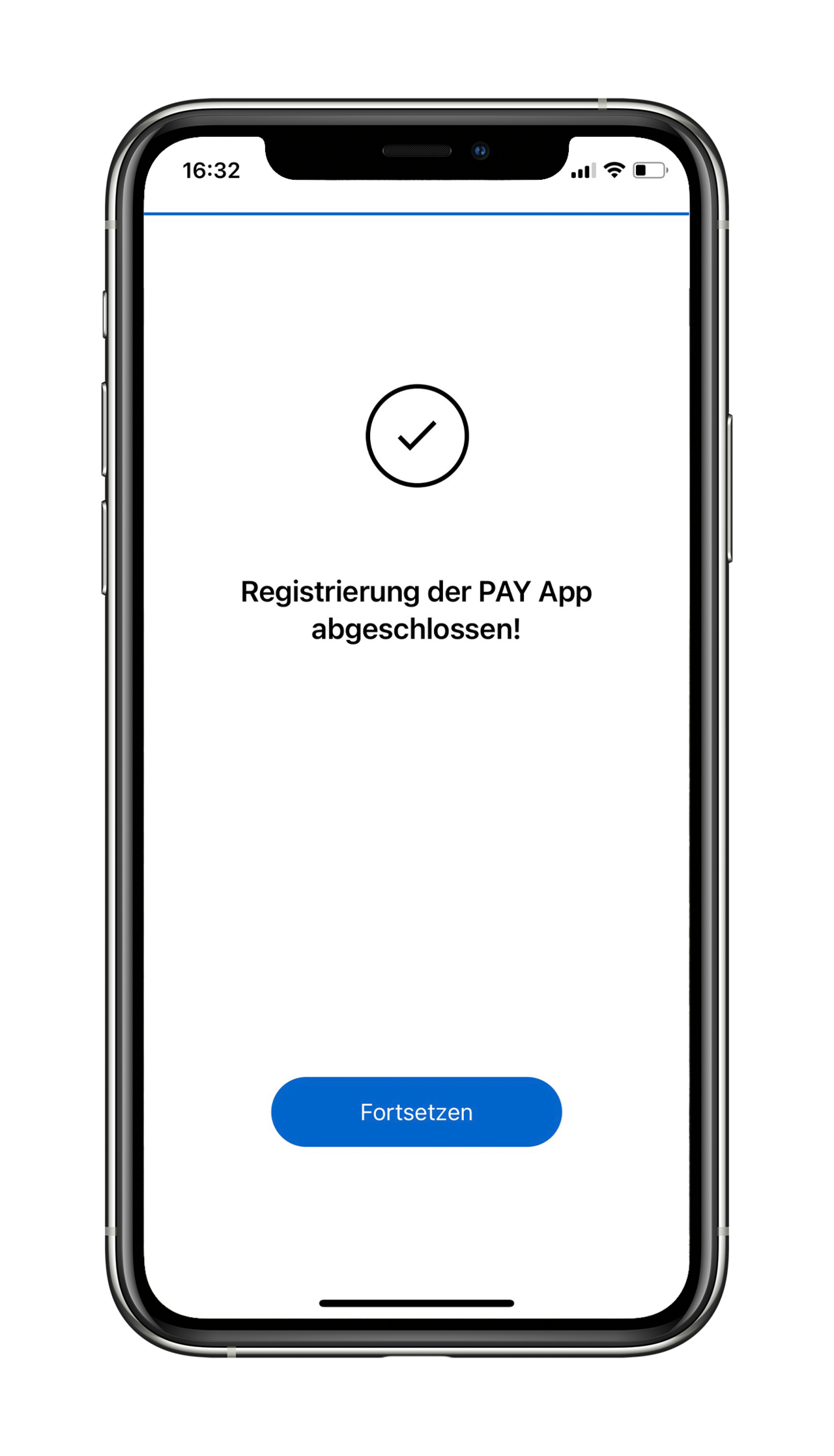 HYPO NOE Pay App Registrierung abgeschlossen