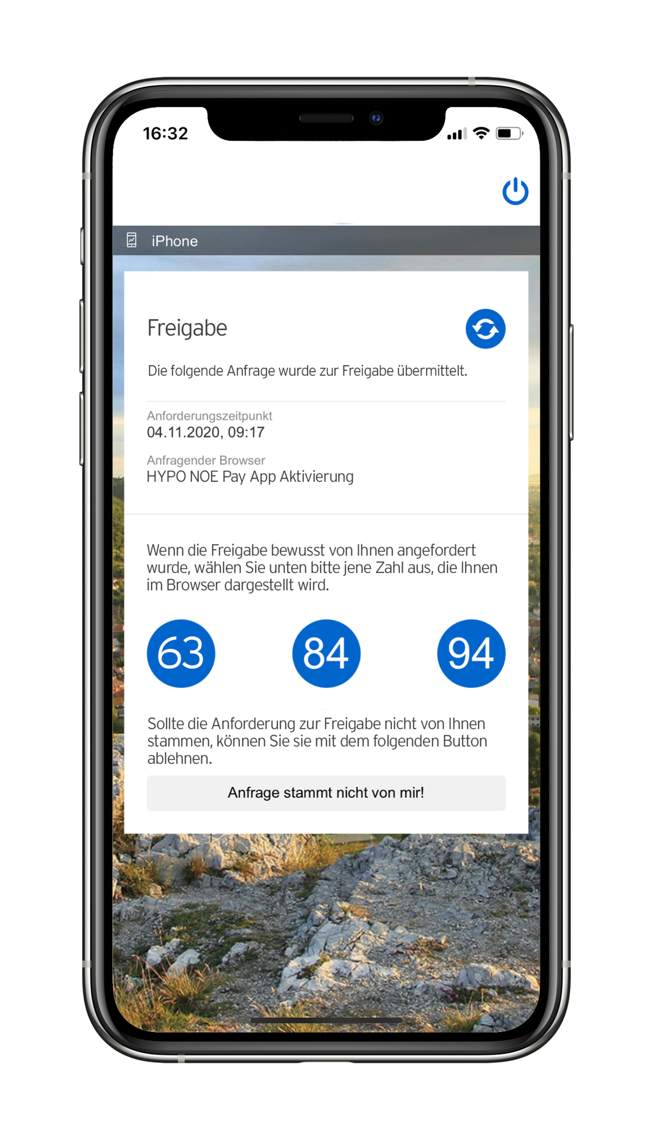 HYPO NOE Pay App Aktivierungsfreigabe